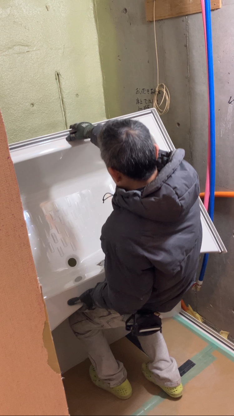 ユニットバスができるまで🛀✨