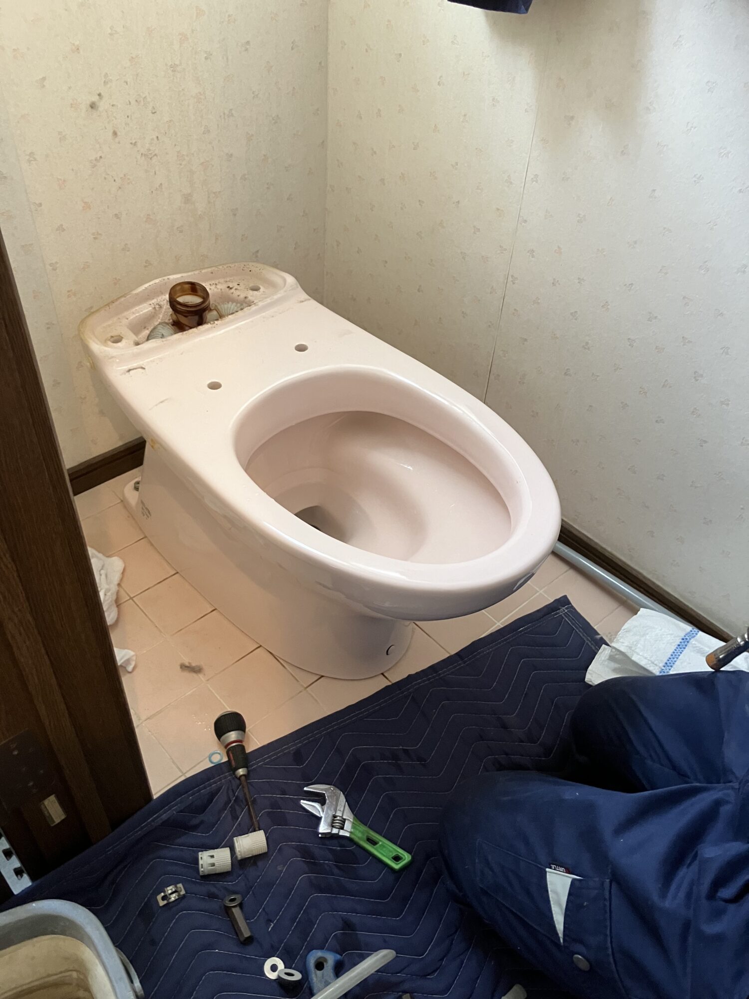 トイレの床が変わるまで＊